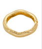 Gold wavy bangle