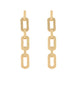 Oval Link Drop Earrings
