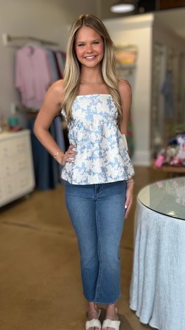 Smocked Bubble Blouse