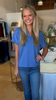 Denim Blue Modal Top