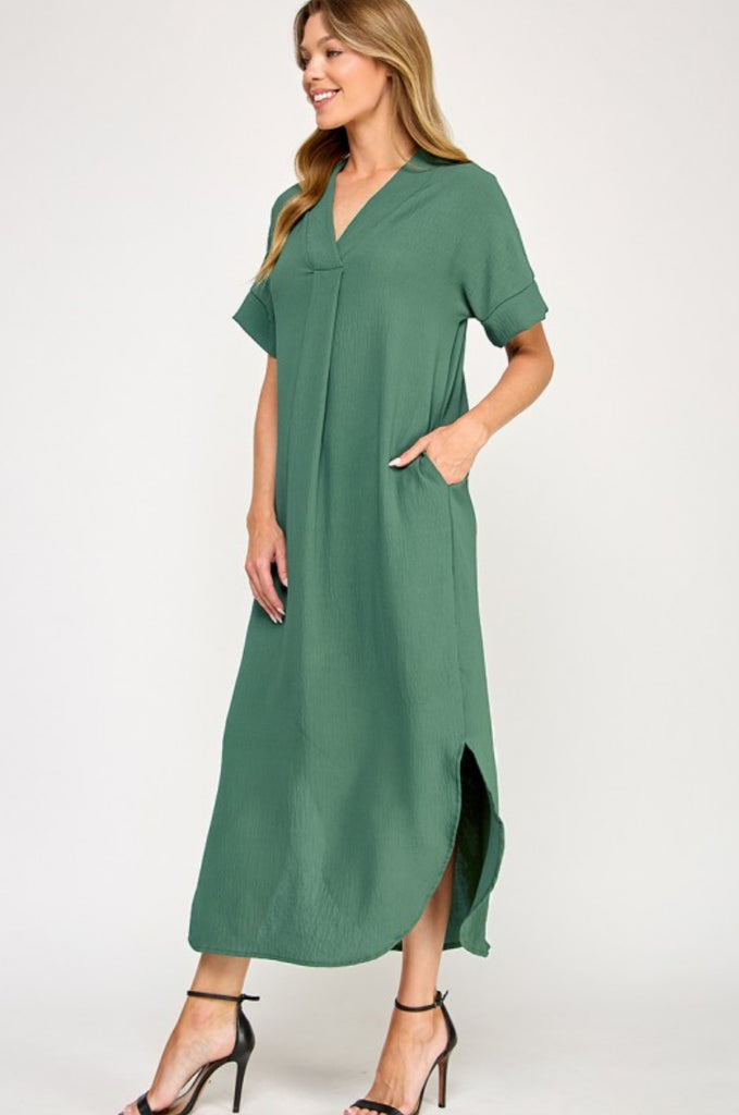 Dusty Teal Maxi