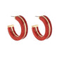 Wine acrylic hoops