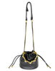 Black small bucket bag
