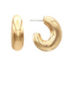 Gold C hoops