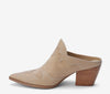 Taupe western mule