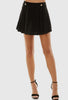 Black Pleated Skort