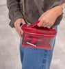 Crimson Clear Crossbody