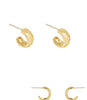 Gold Star small hoops