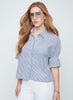 Indigo Stripe Blouse