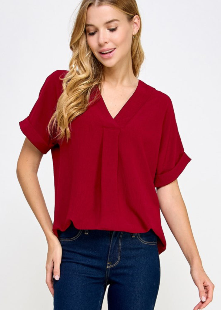 Ruby V neck top