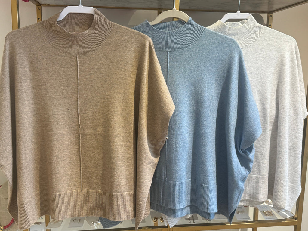 Caroline Sweater Top- 4 colors