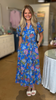 Floral Button Down Midi Dress