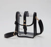 Black clear small crossbody