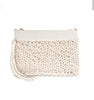 Ivory woven bag