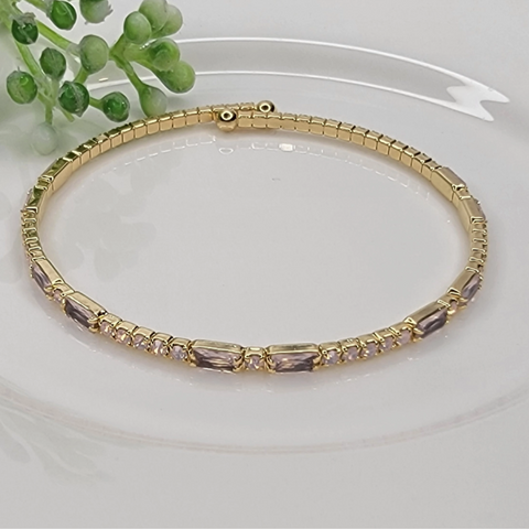 Gold Bead Stretch Bracelet Set