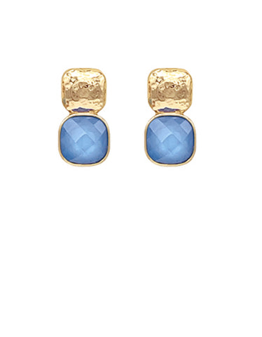 Blue Stone Earrings