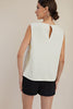 Cream Bow detail Top