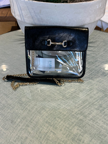 Black Pleated Purse