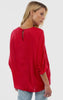 Scarlet Batwing Blouse