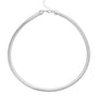 Silver omega choker