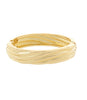 Gold textured bangle