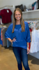 Cobalt Batwing Blouse