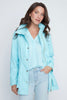 Capri Blue Waterproof Rain Jacket