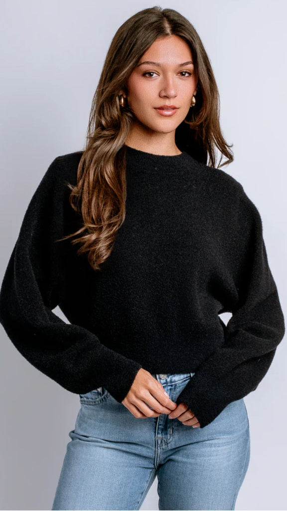Black Carrara Sweater