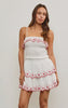 White embroidered Skirt
