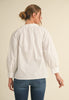 White Poplin Bow Blouse