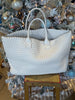 Ivory Woven Tote