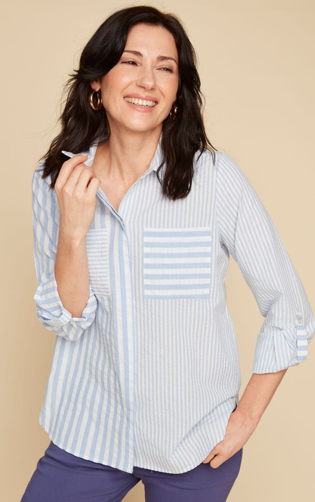 Bluebell Stripe Blouse