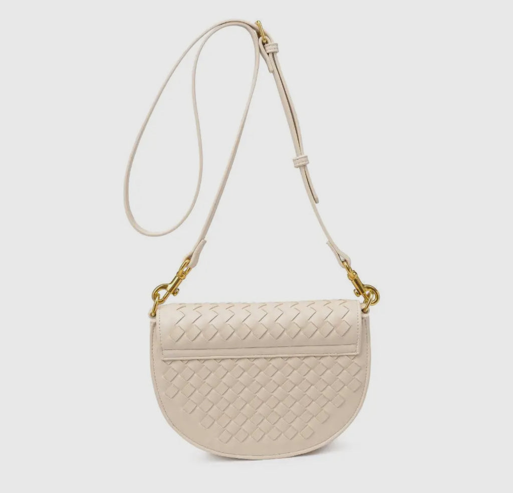 Ivory Woven Crossbody