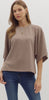 Mocha Elbow Top