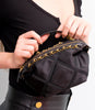 Quilted nylon crossbody
