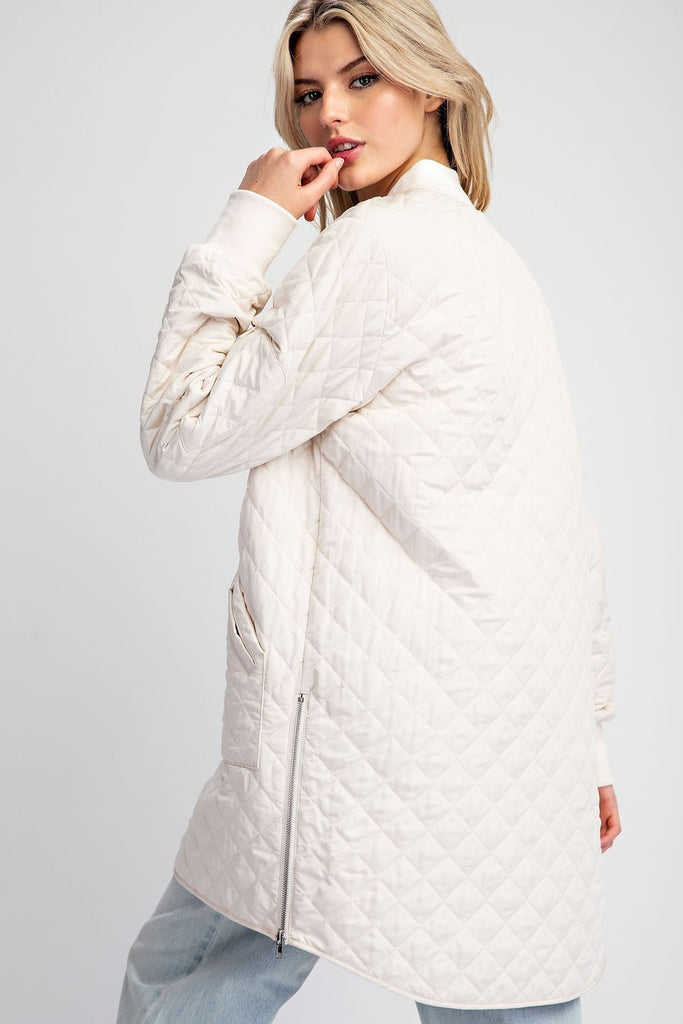 Ivory Quilted Jacket