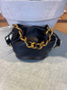 Black small bucket bag
