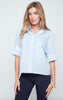 Chambray Striped Blouse