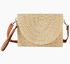 Beige Woven Clutch/Wristlet/crossbody