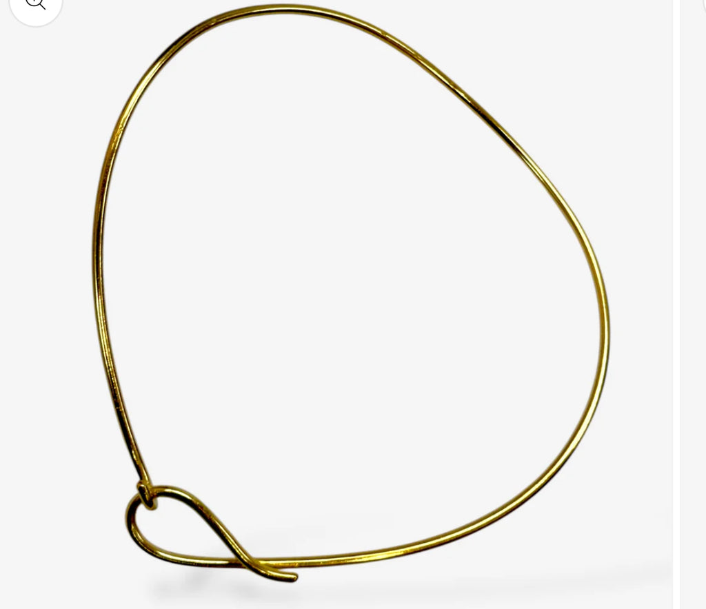 Gold loop choker