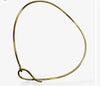 Gold loop choker