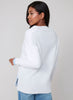Heather Blue Block Sweater