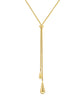 Teardrop Y Necklace