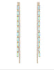 Multi linear drop earrings