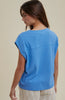 Coastal Blue Slub Tee