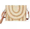 Straw clutch/wristlet/crossbody