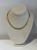 Gold hammered choker