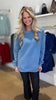 Blue Cozy Fleece sweatshirt