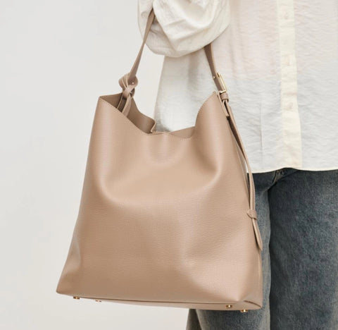 Khaki Satchel Bag