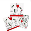 Eat drink & be merry cocktail napkins.
